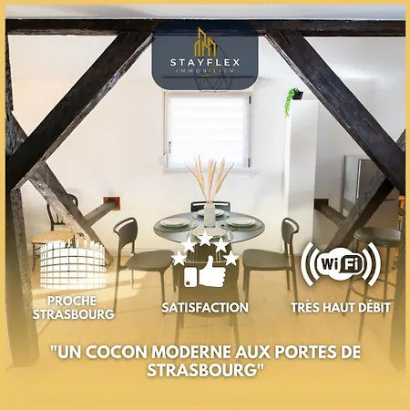 דירה Le Cosy Du Brasseur - Magnifique Duplex, Proche Strasbourg שילטיגהיים